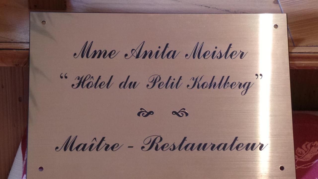 Hotel Restaurant Le Petit Kohlberg Lucelle Exterior foto
